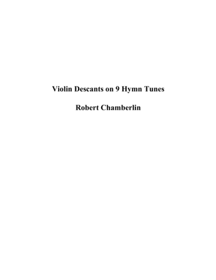 Book cover for Violin Descants on 9 Hymn Tunes