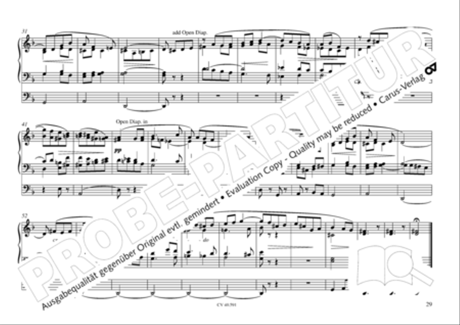 Free Organ Music from the Romantic Period, Vol. III (Freie Orgelmusik der Romantik, Band III) Organ scores gallery preview page 30