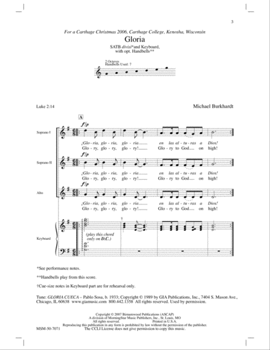 Gloria Divisi scores gallery preview page 2