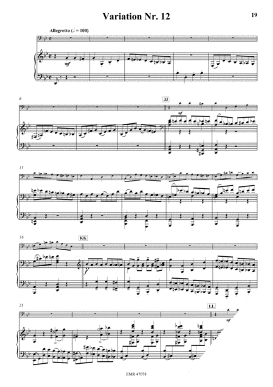 Thema und Variationen Bassoon Solo scores gallery preview page 8