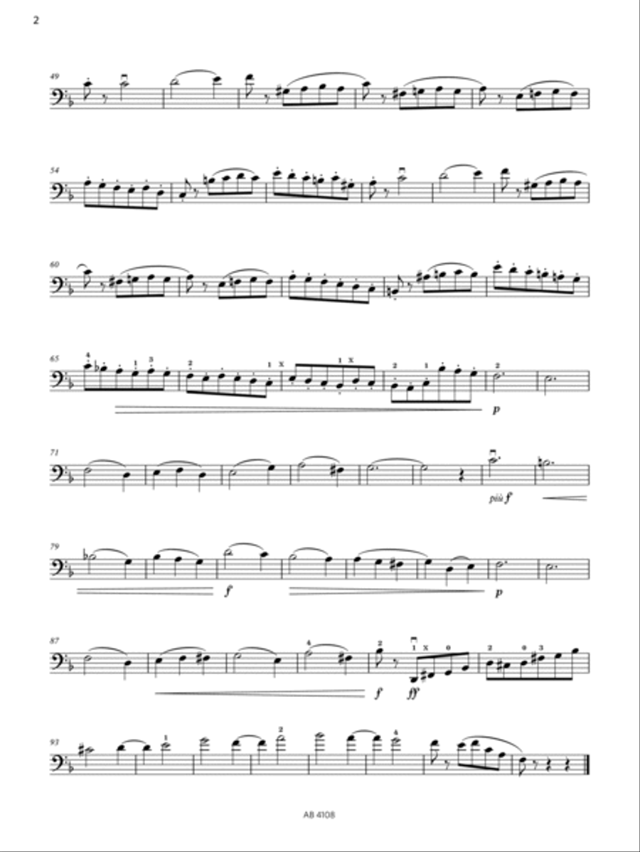 Waltz (Grade 5, B3, from the ABRSM Cello Syllabus from 2024) Cello Solo scores gallery preview page 2