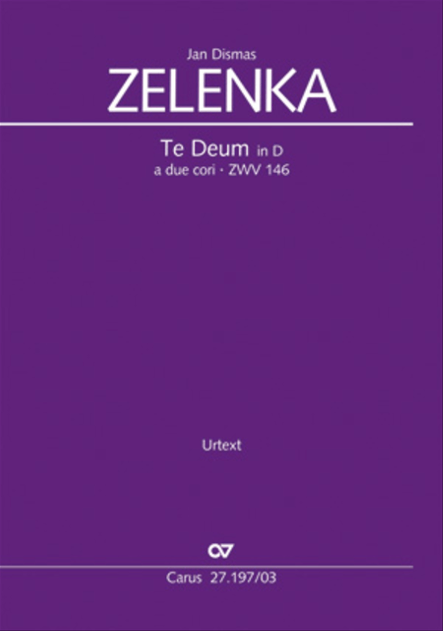 Te Deum in D a due cori SSATB scores gallery preview page 1