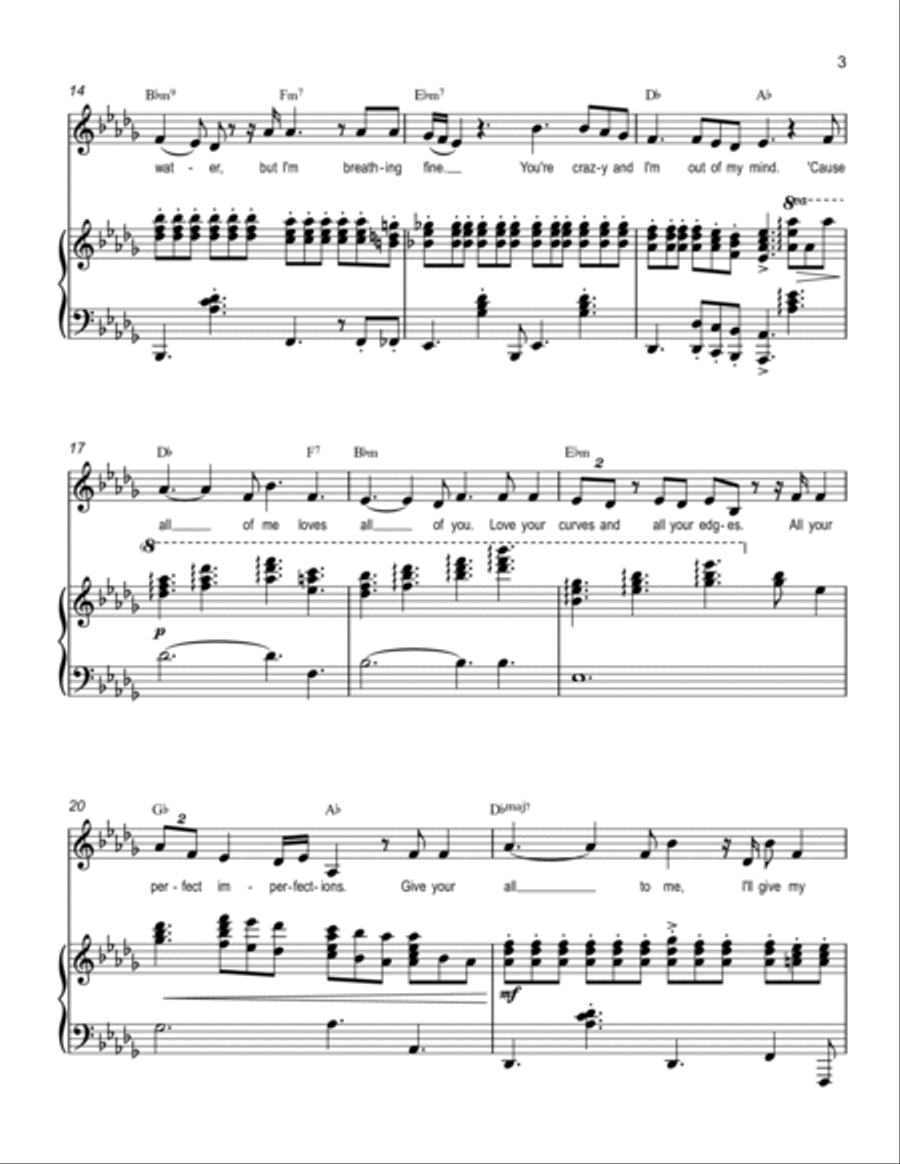 All Of Me Voice scores gallery preview page 3