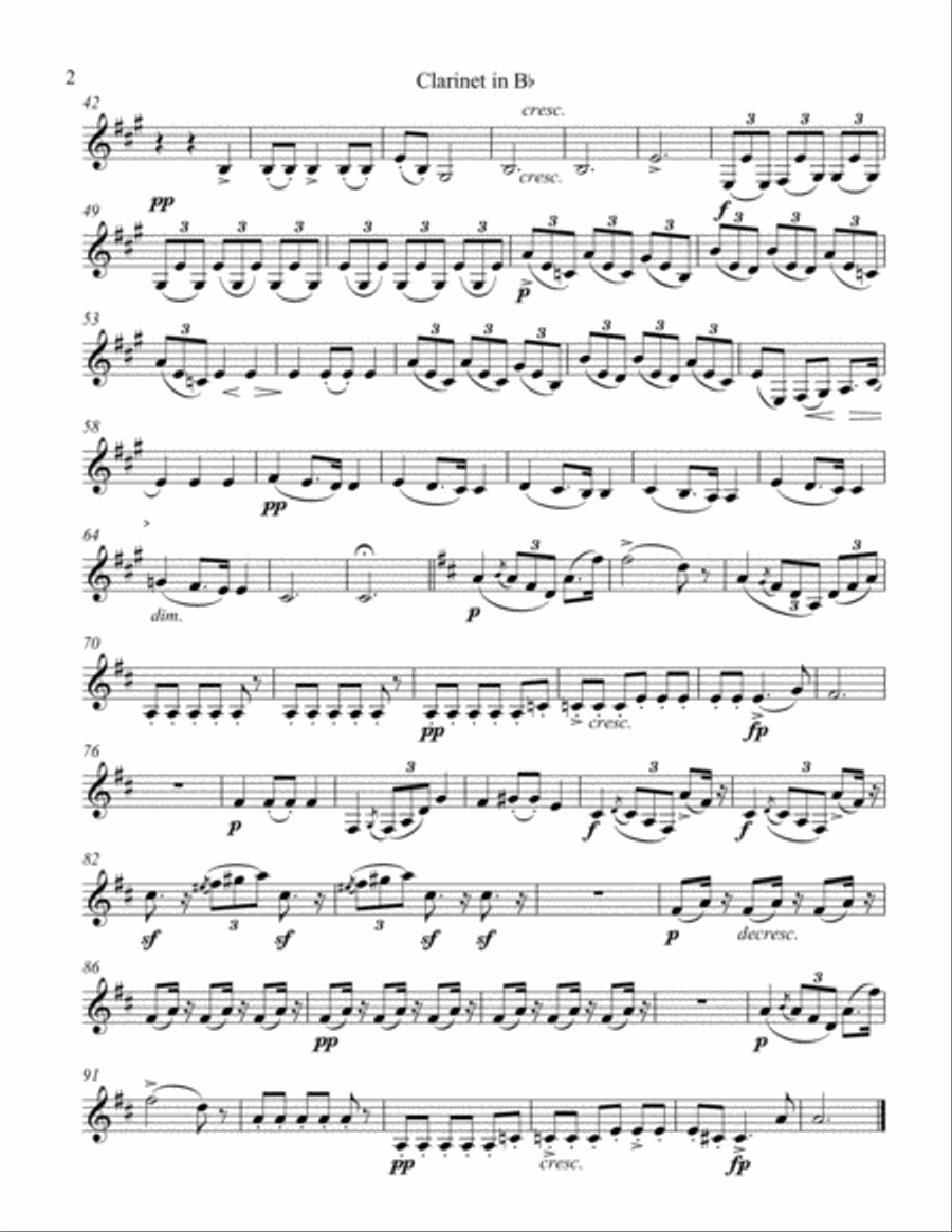 Moments Musicaux I Woodwind Quartet scores gallery preview page 4