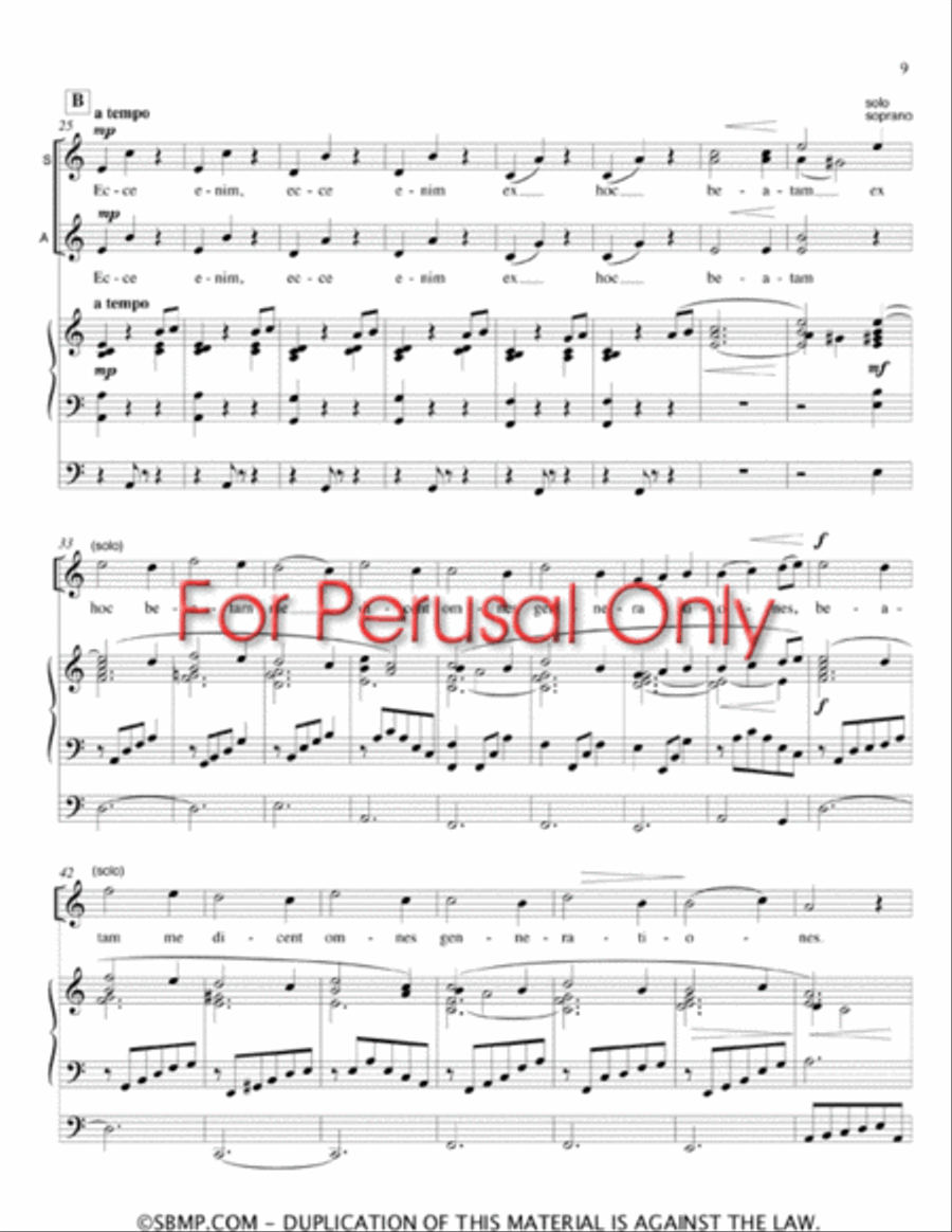 Magnificat - SSAA Choral Book SSAA scores gallery preview page 8