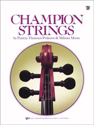 Book cover for Champion Strings - Viola