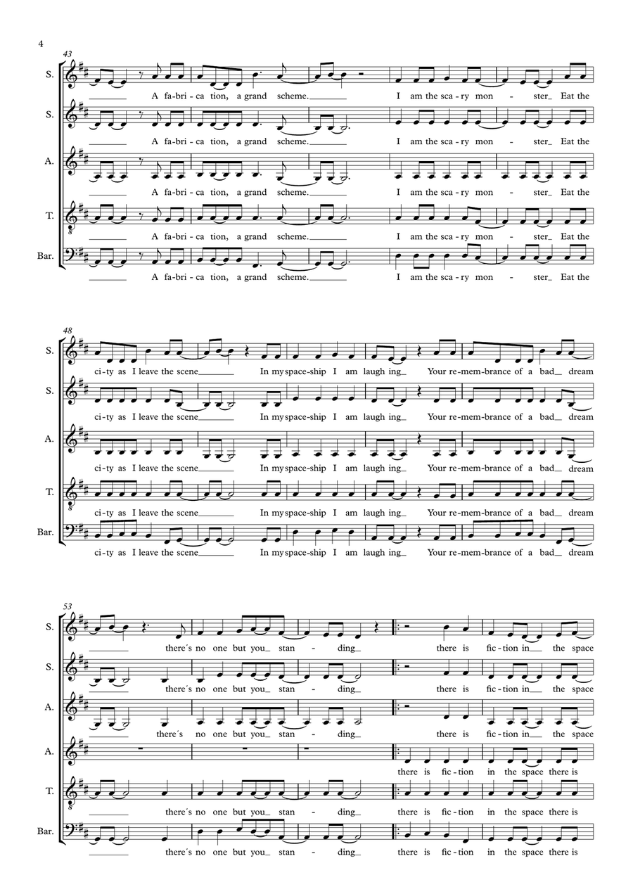 Telling Stories 4-Part scores gallery preview page 4
