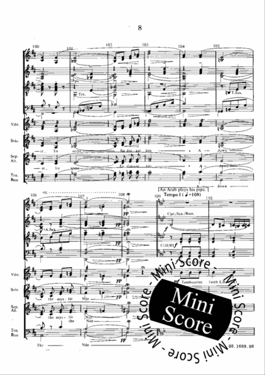 In the Mystic Land of Egypt Fanfare Band scores gallery preview page 12