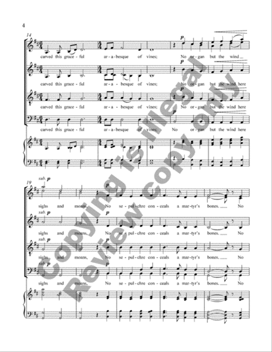 My Cathedral Divisi scores gallery preview page 10