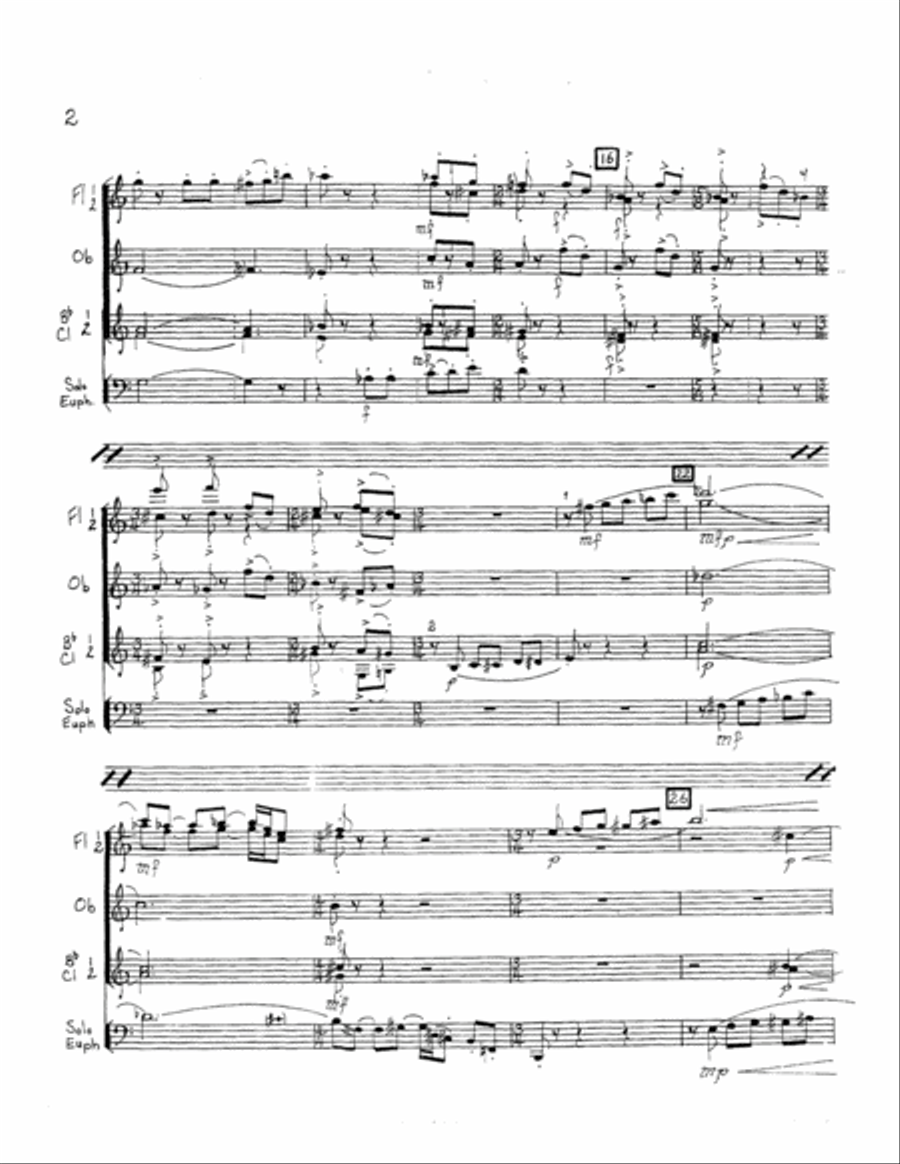 Concertino Concertino Clarinet scores gallery preview page 3