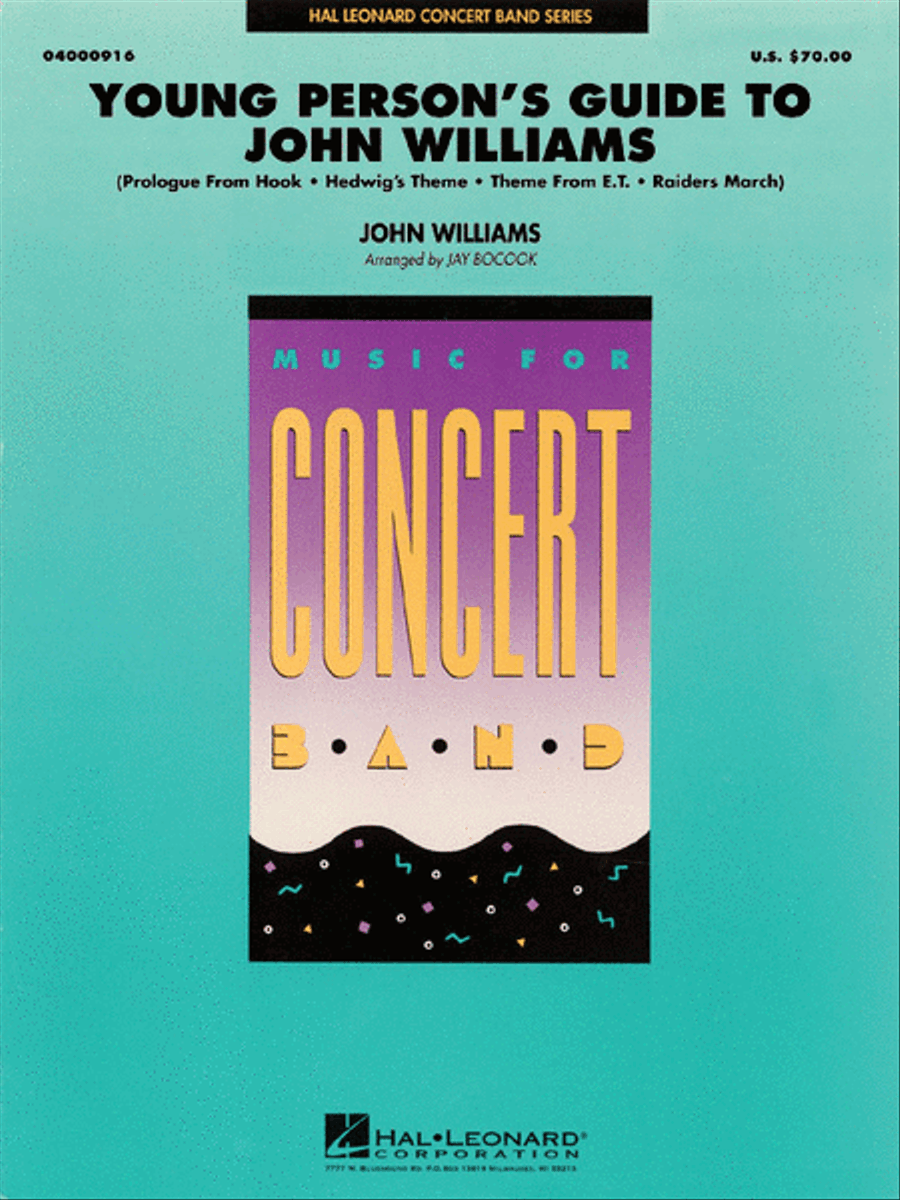 Young Person's Guide to John Williams Concert Band scores gallery preview page 1