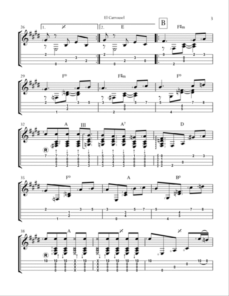 El Carrousel Ukulele scores gallery preview page 3