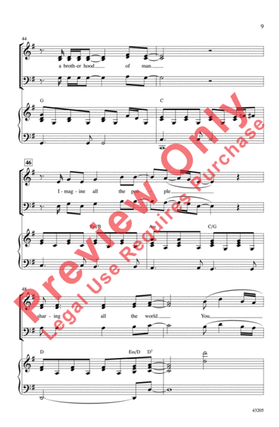 Imagine 3-Part scores gallery preview page 9