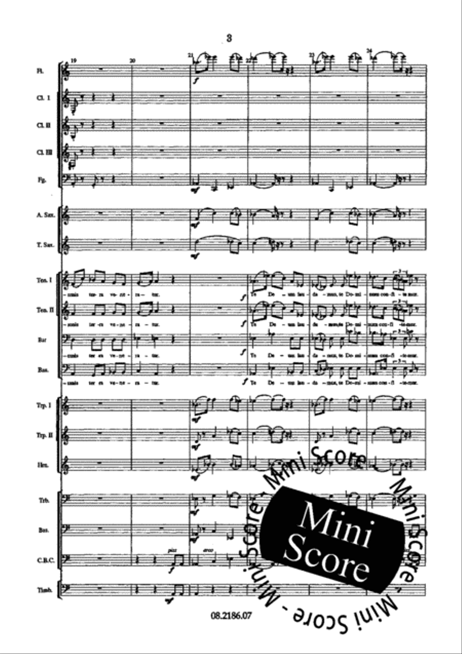 Te Deum Te Deum TTBB scores gallery preview page 8
