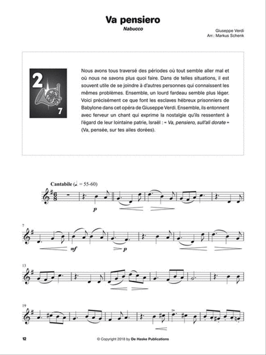 Écouter, lire & jouer - Les Airs d'Opéra Horn scores gallery preview page 2