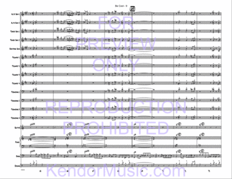 Be Cool Jazz Ensemble scores gallery preview page 11