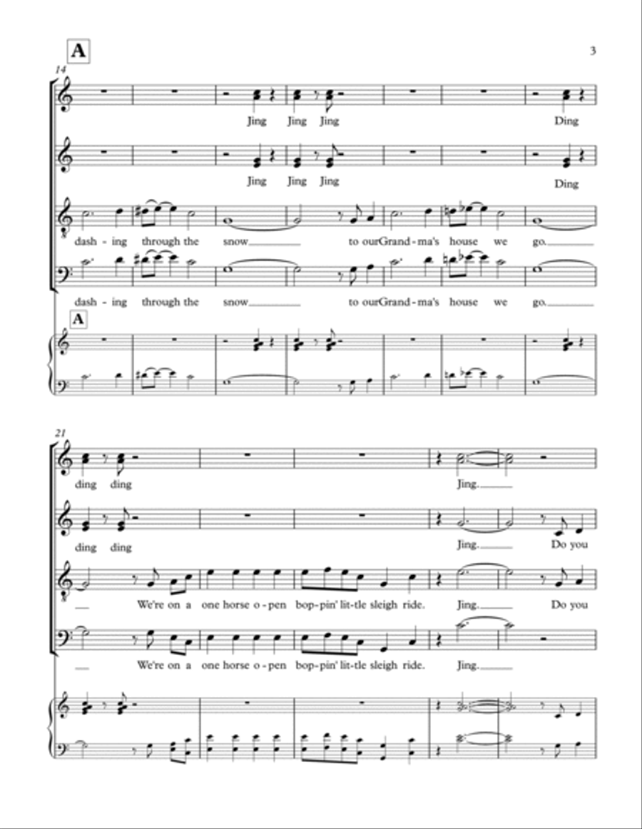 Woodchopper's Ball 4-Part scores gallery preview page 5