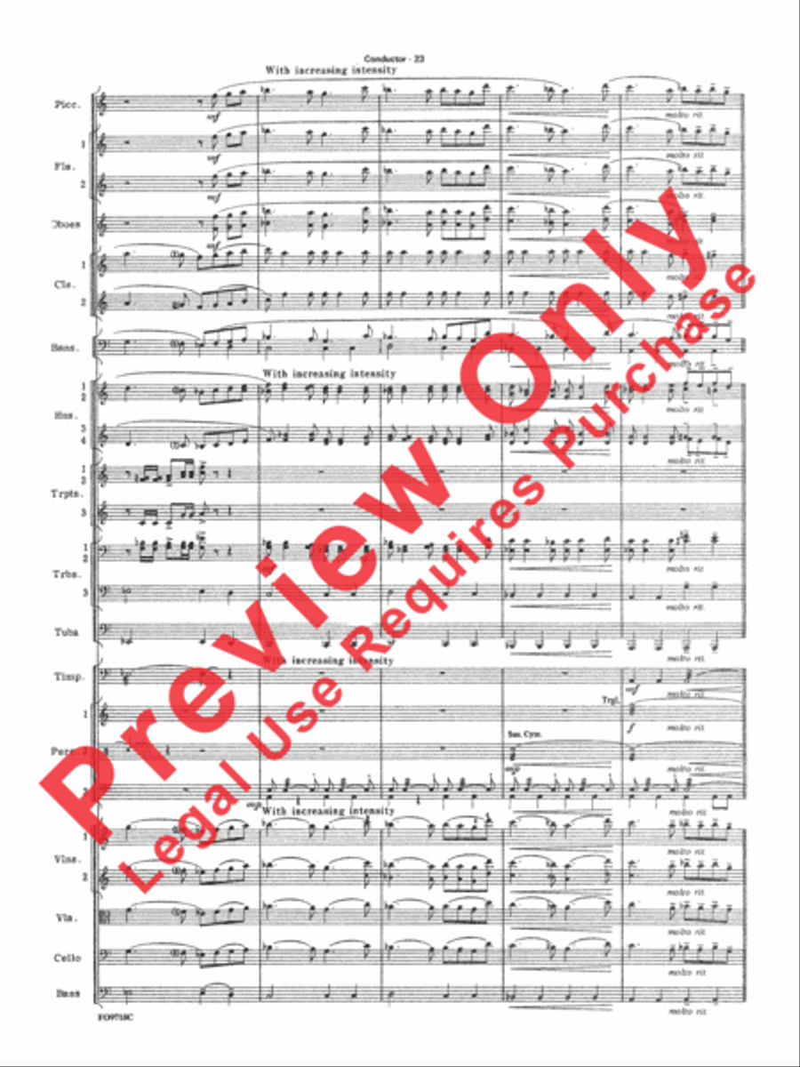 The Empire Strikes Back Medley Full Orchestra scores gallery preview page 54