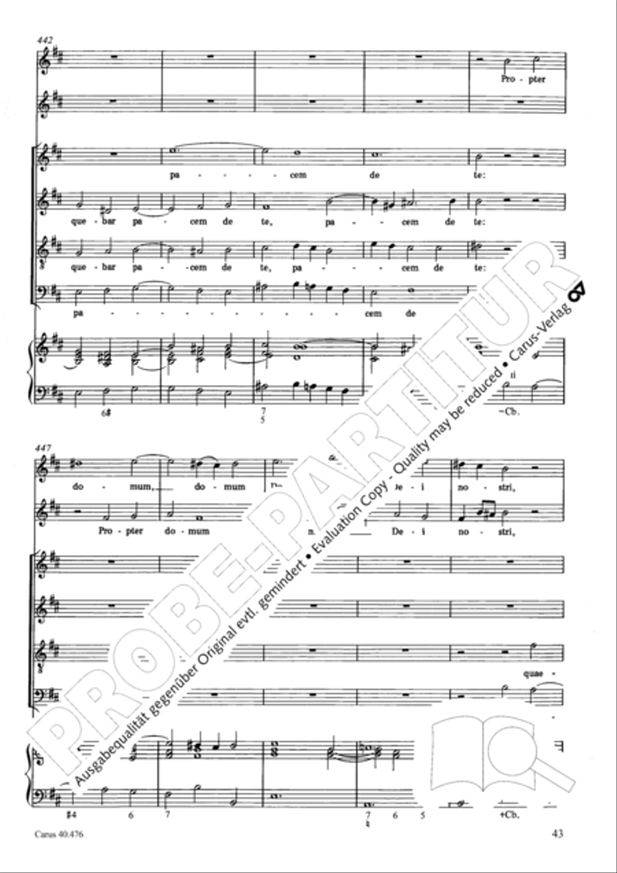 Psalm 121 (Laetatus sum) SA scores gallery preview page 44