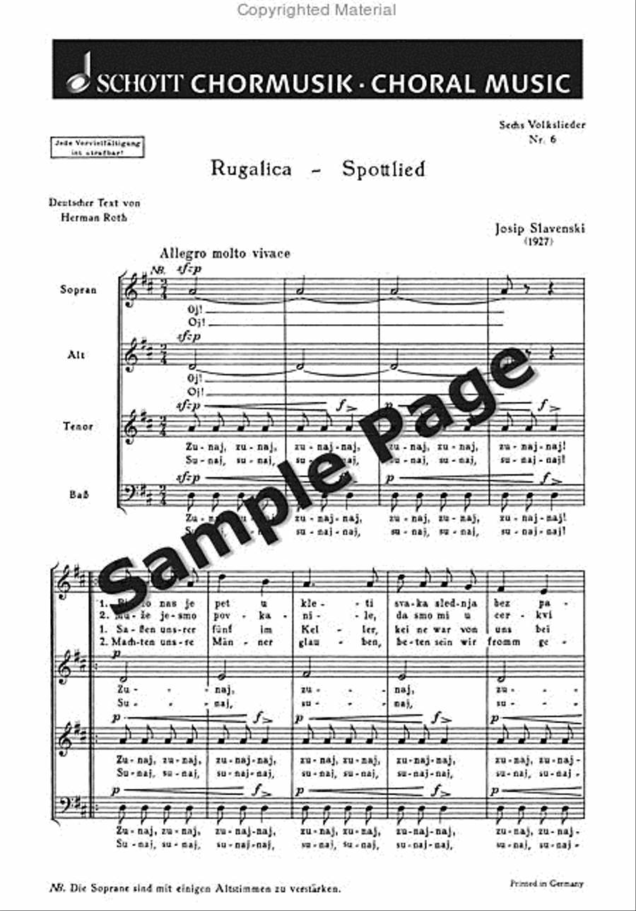 Spottlied 4-Part scores gallery preview page 2