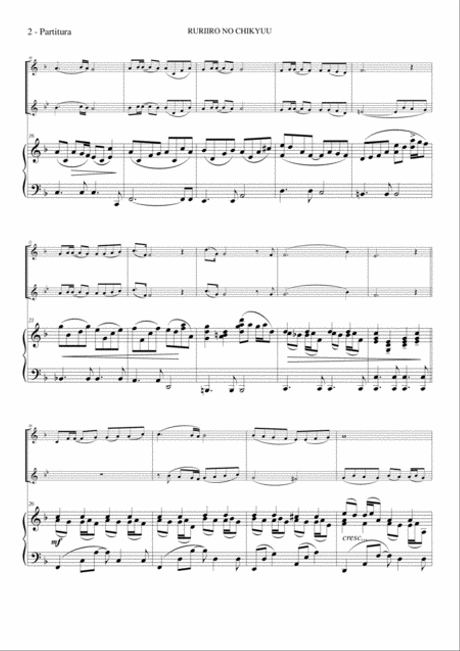 Koioshita Bareriina Small Ensemble scores gallery preview page 4