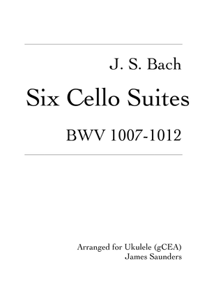 J.S. Bach - Six Cello Suites