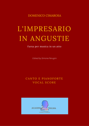 L'Impresario in Angustie [1786 Naples Version] - Vocal Score
