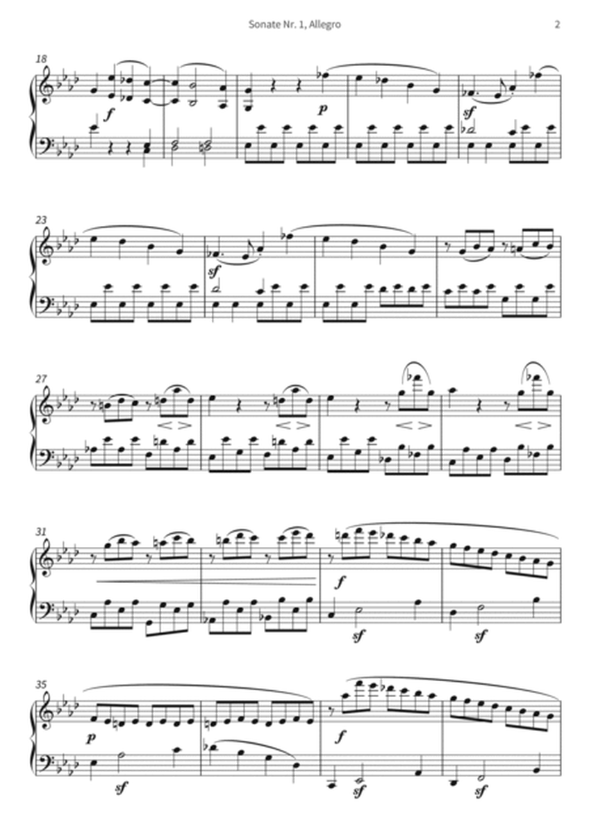 Sonate Nr. 1, Allegro image number null