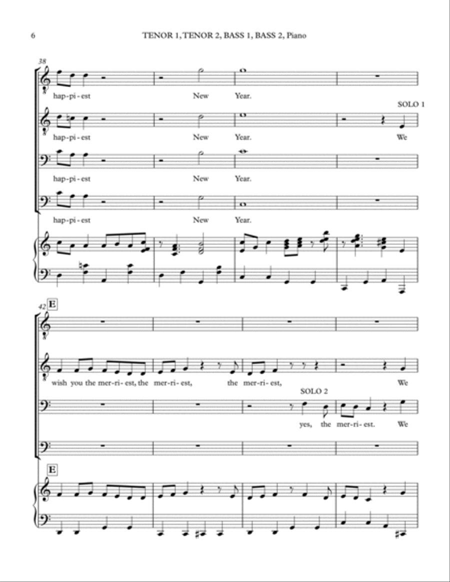 We Wish You The Merriest We Wish You The Merriest TTBB scores gallery preview page 6