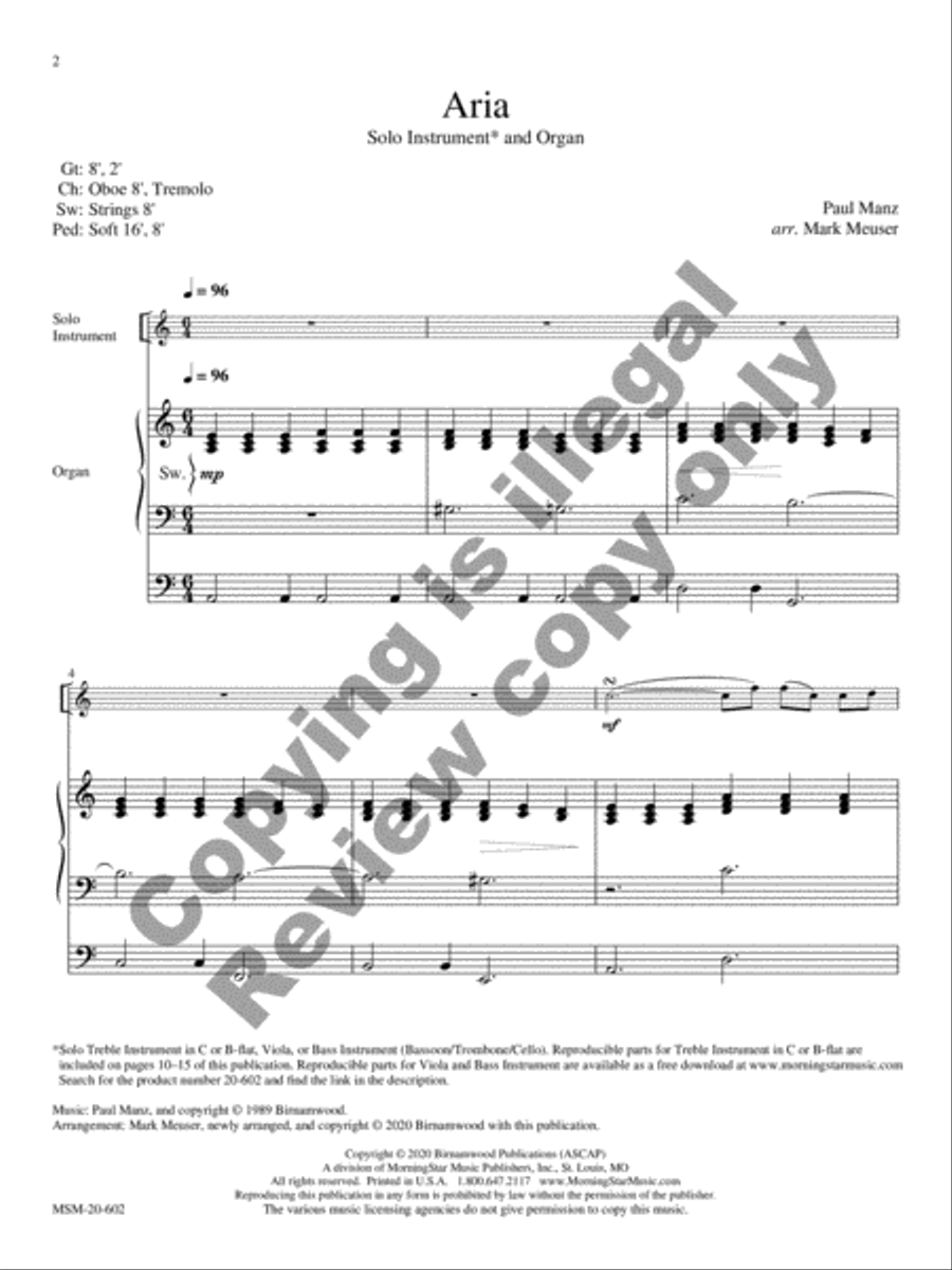 Aria Bassoon scores gallery preview page 2