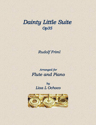 Book cover for Dainty Little Suite Op35 for Flute and Piano