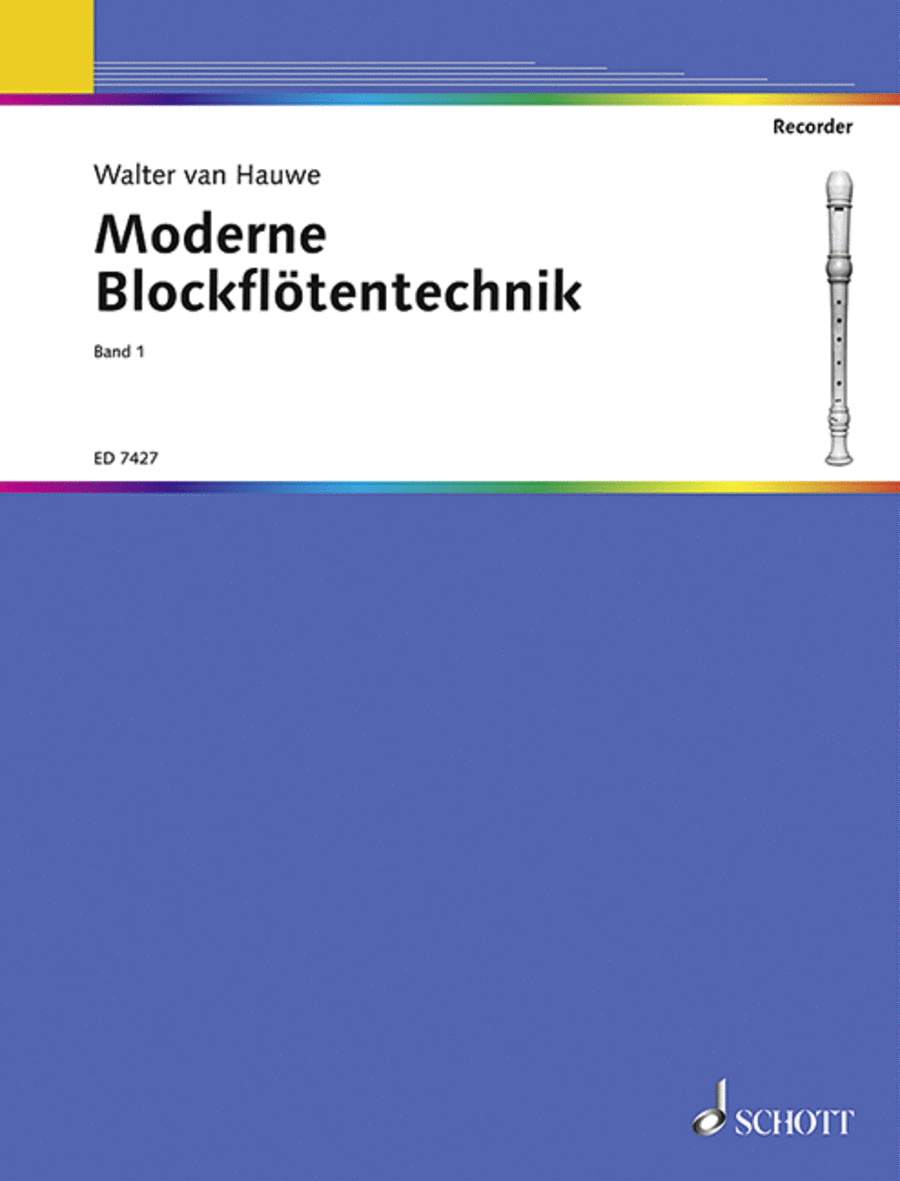 Moderne Blockflötentechnik
