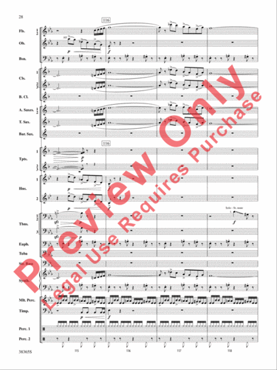 Crossroads to the Future Concert Band scores gallery preview page 29