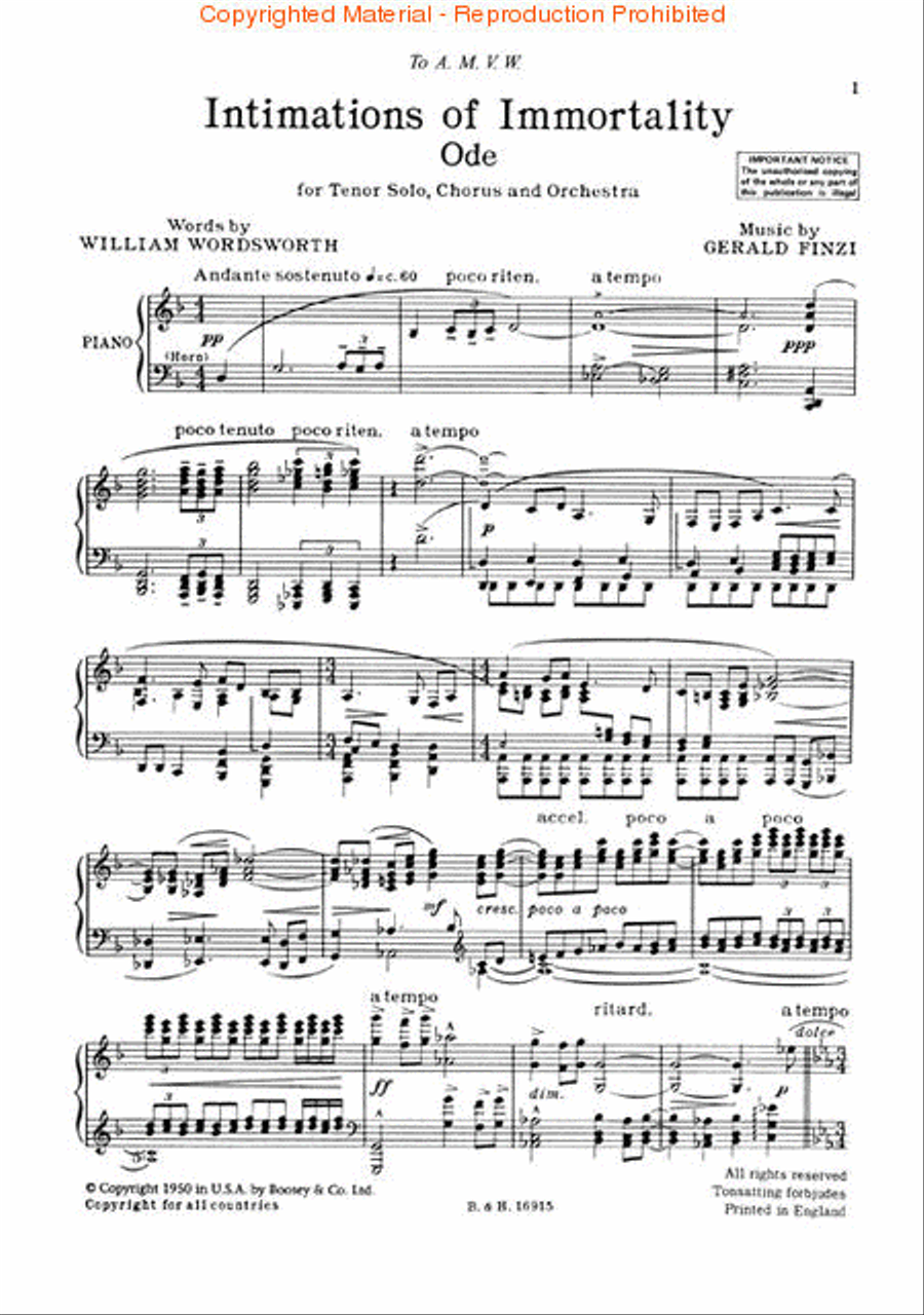Intimations of Immortality, Op. 29 Choir scores gallery preview page 2