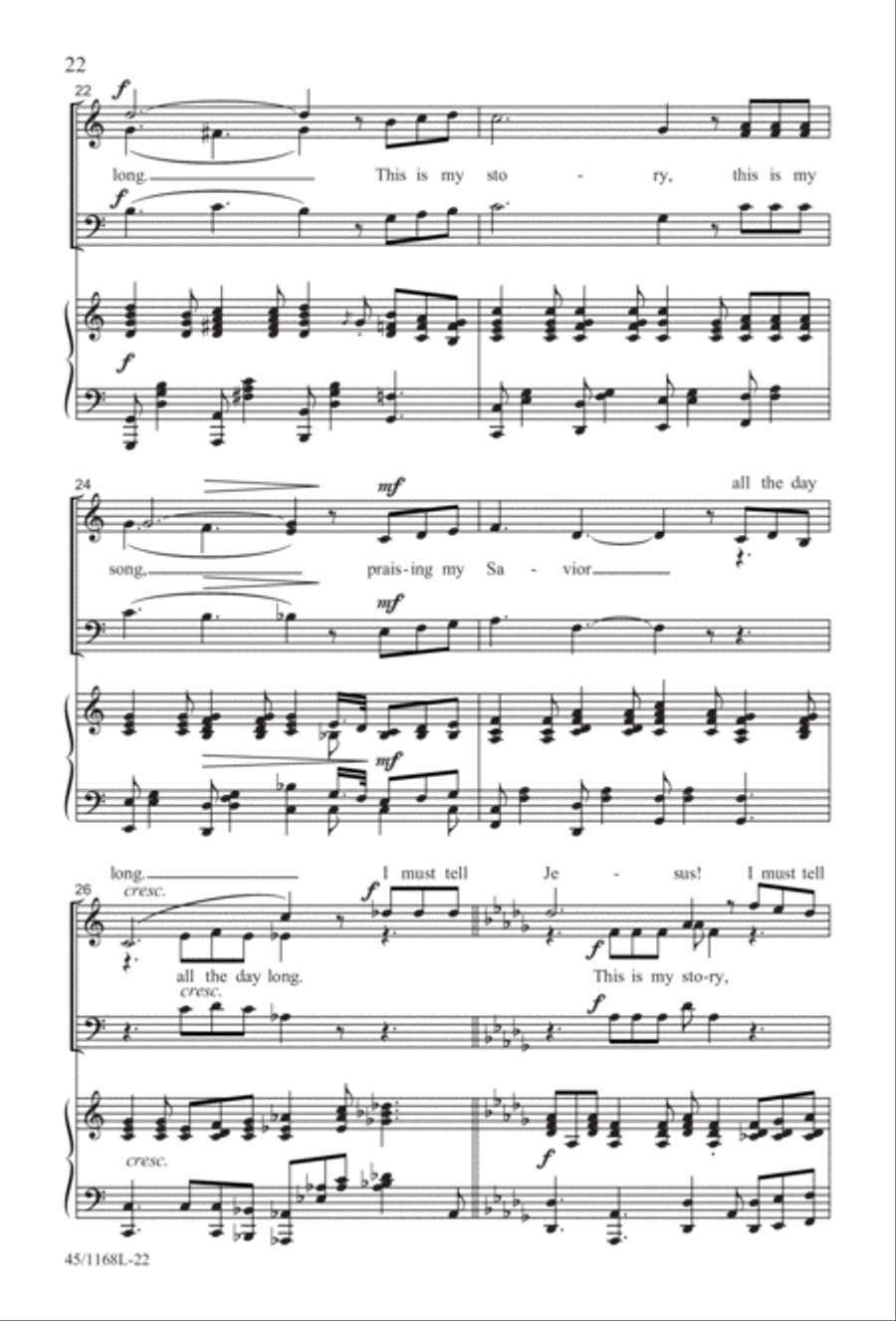 8 Anthems for About 12 Singers 3-Part scores gallery preview page 22