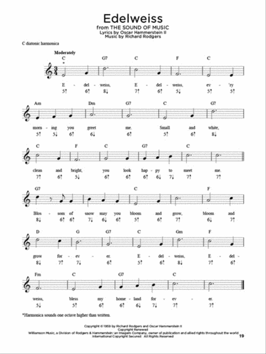 First 50 Songs You Should Play on Harmonica Harmonica scores gallery preview page 4