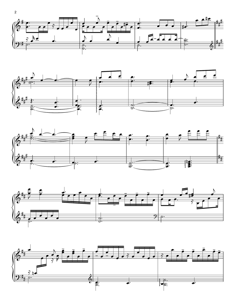 Happy Xmas (War Is Over) Piano Solo scores gallery preview page 2