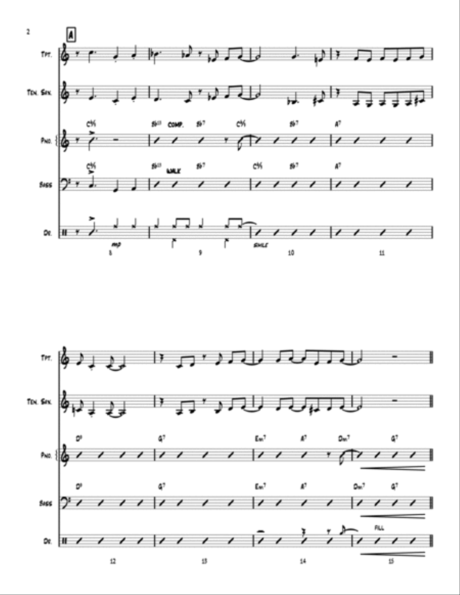 Yardbird Suite Yardbird Suite Jazz Ensemble scores gallery preview page 2
