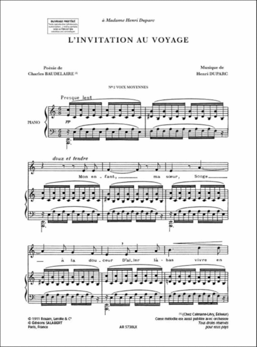 Treize Mélodies Volume 2 Treize Mélodies Volume 2 Mezzo-Soprano Voice scores gallery preview page 2
