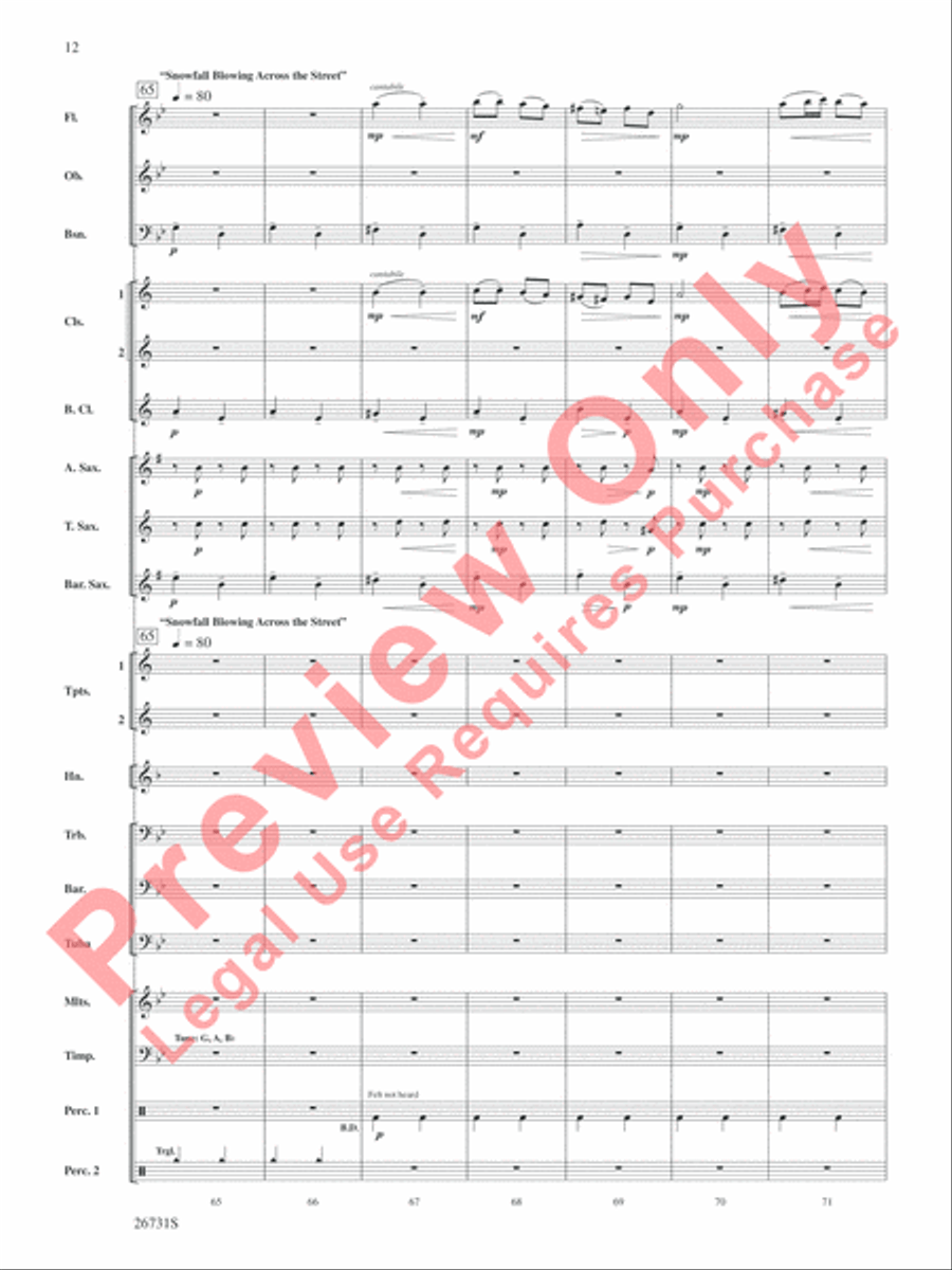 Christmastime in Russia Christmastime in Russia Concert Band scores gallery preview page 13