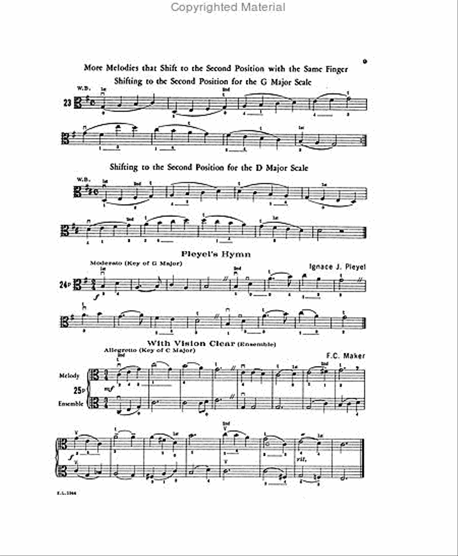2nd and 4th Position String Builder Chamber Orchestra scores gallery preview page 3
