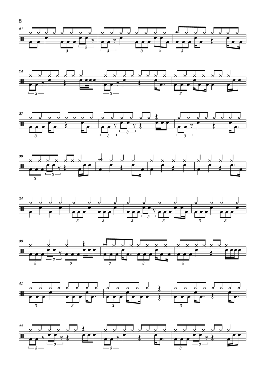 Bounce Back Drum Set scores gallery preview page 2