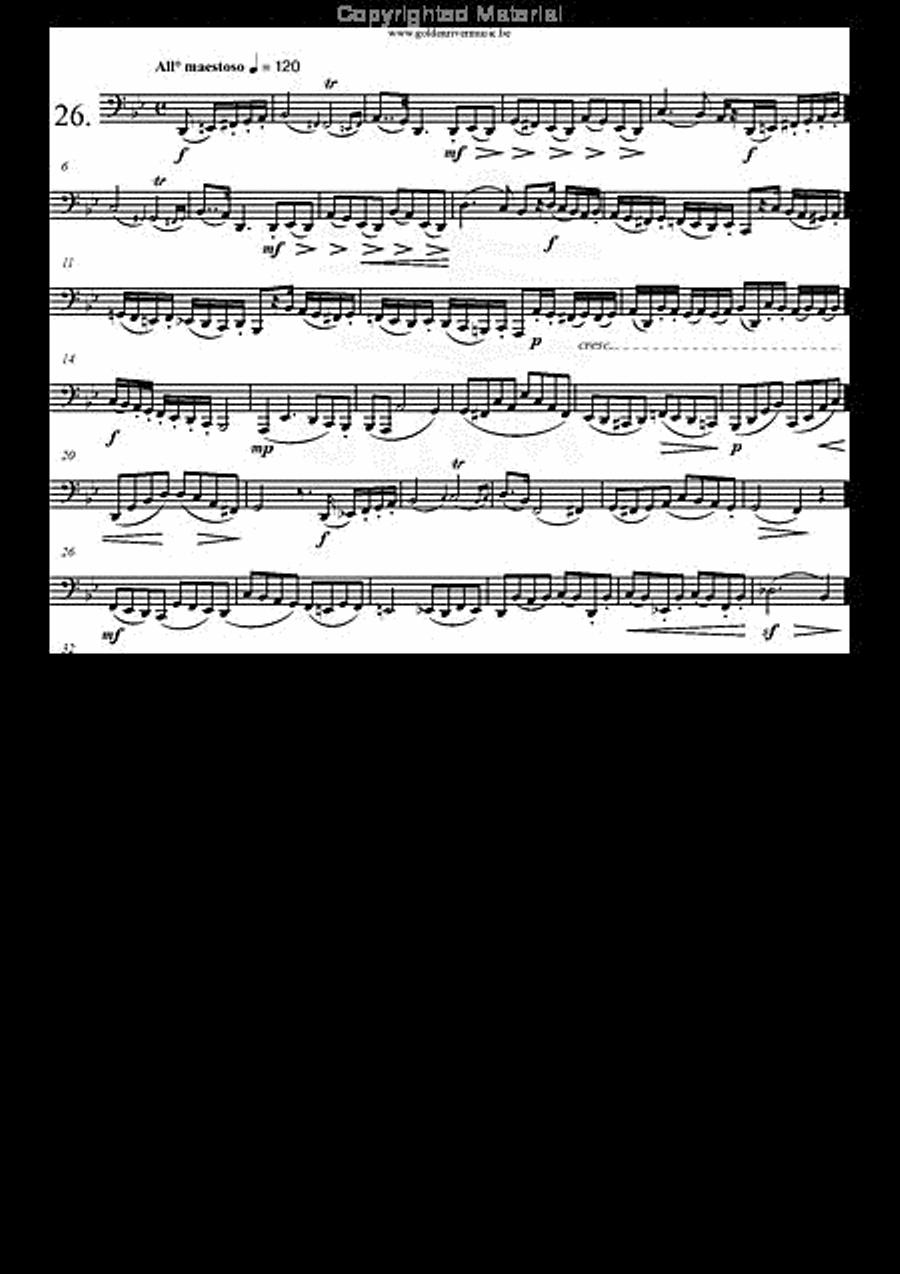 30 Etudes op. 13 Tuba scores gallery preview page 27