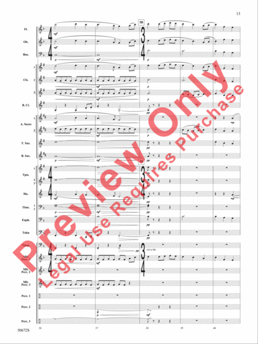 Ascension Ascension Concert Band scores gallery preview page 14