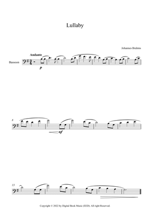 Lullaby - Johannes Brahms (Bassoon)