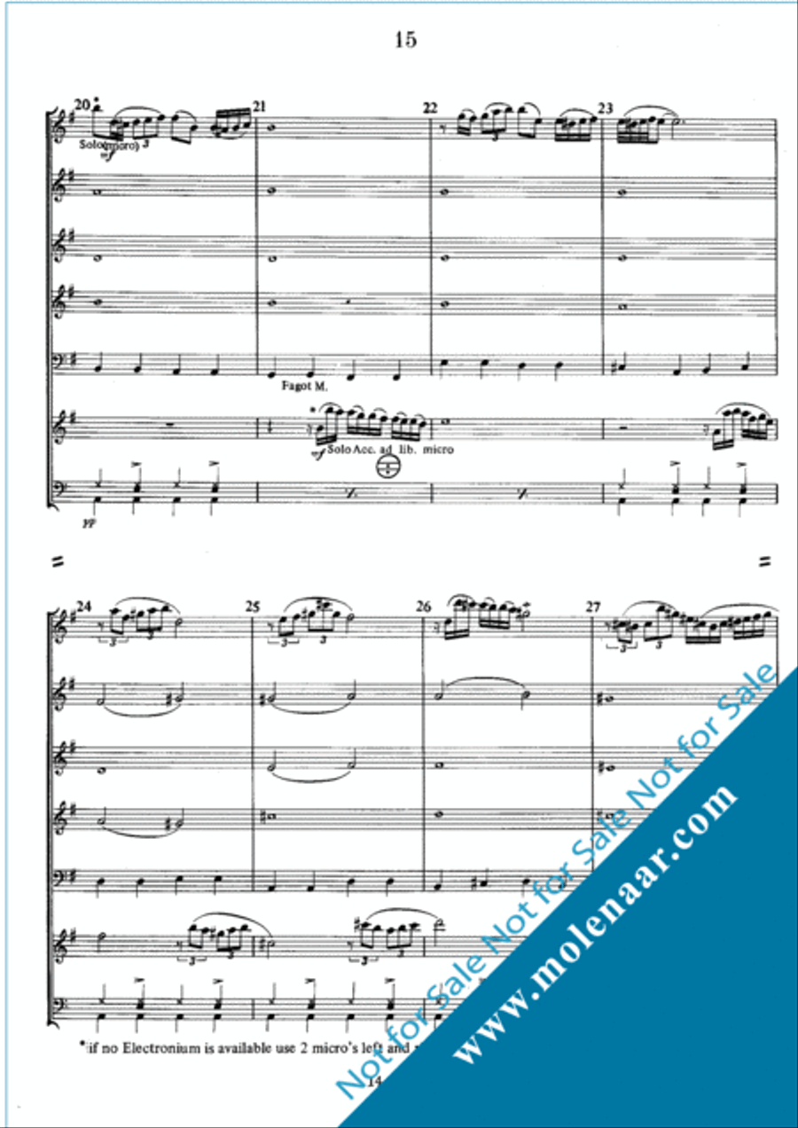 Sinfonia Alla Barocco Accordion Orchestra scores gallery preview page 19