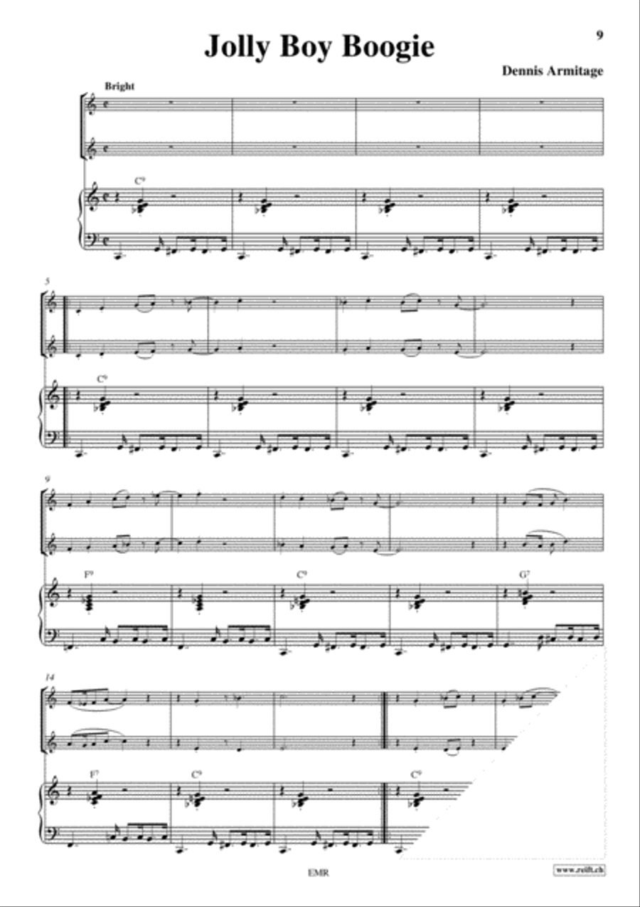 Boogie Tenor Saxophone scores gallery preview page 5