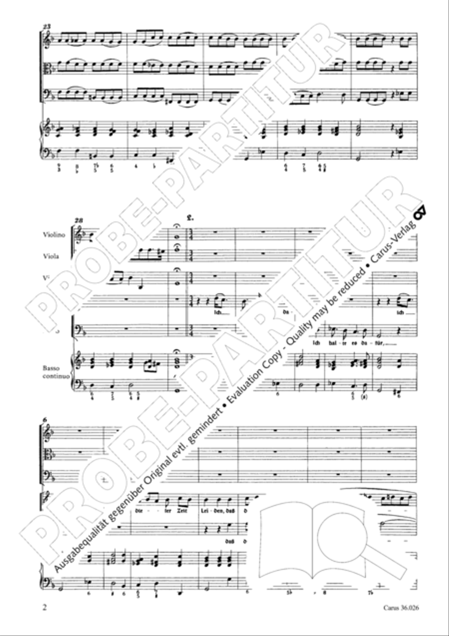 Now I indeed believe (Ich halte es dafur) Choir scores gallery preview page 3
