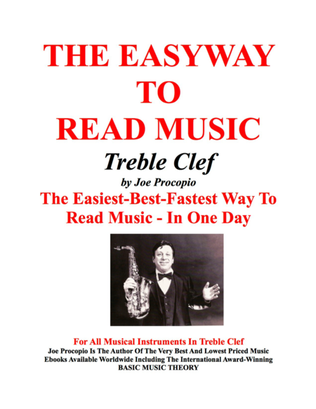 Book cover for THE EASYWAY TO READ MUSIC TREBLE CLEF