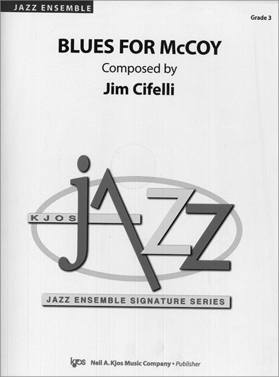 Blues For McCoy - Score Jazz Ensemble scores gallery preview page 1